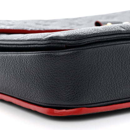 Louis Vuitton LOUIS VUITTON Empreinte Pochette Metis Marine Rouge 9 of 13