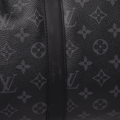 Louis Vuitton Monogram Eclipse Keepall Bandouliere 45 9 of 10