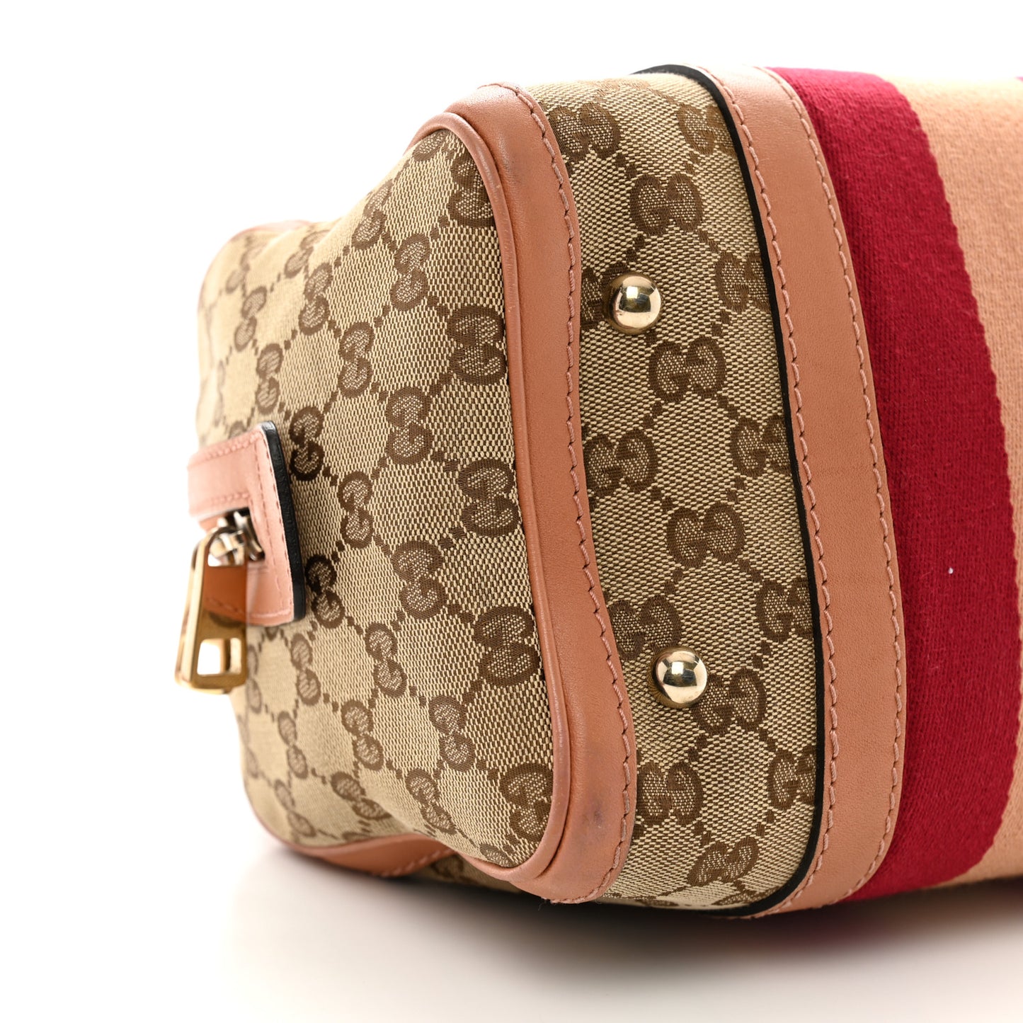 Monogram Vintage Web Small Boston Beige