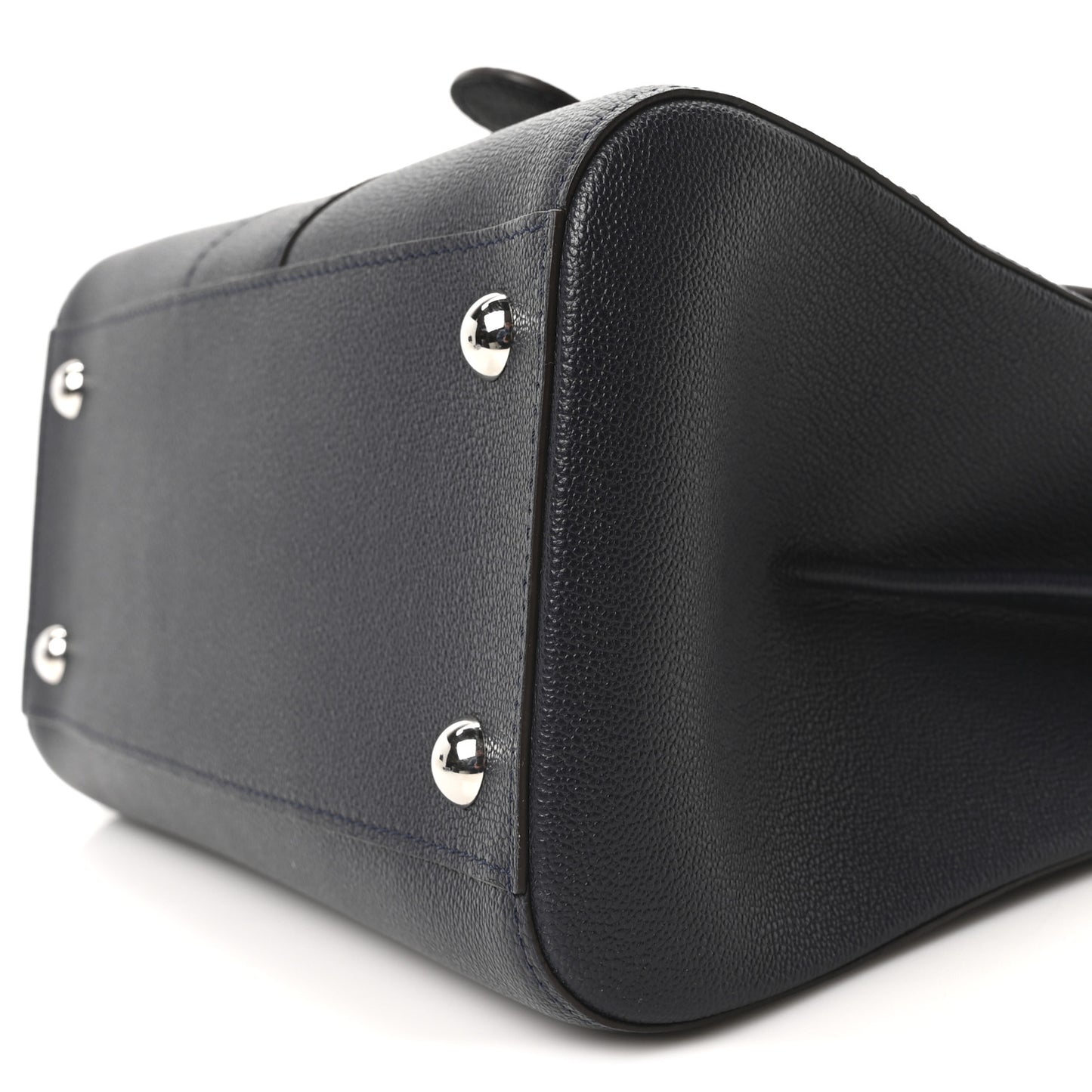 Grained Calfskin PM Brillant Satchel Midnight