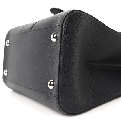 Delvaux Grained Calfskin PM Brillant Satchel Midnight 11 of 11