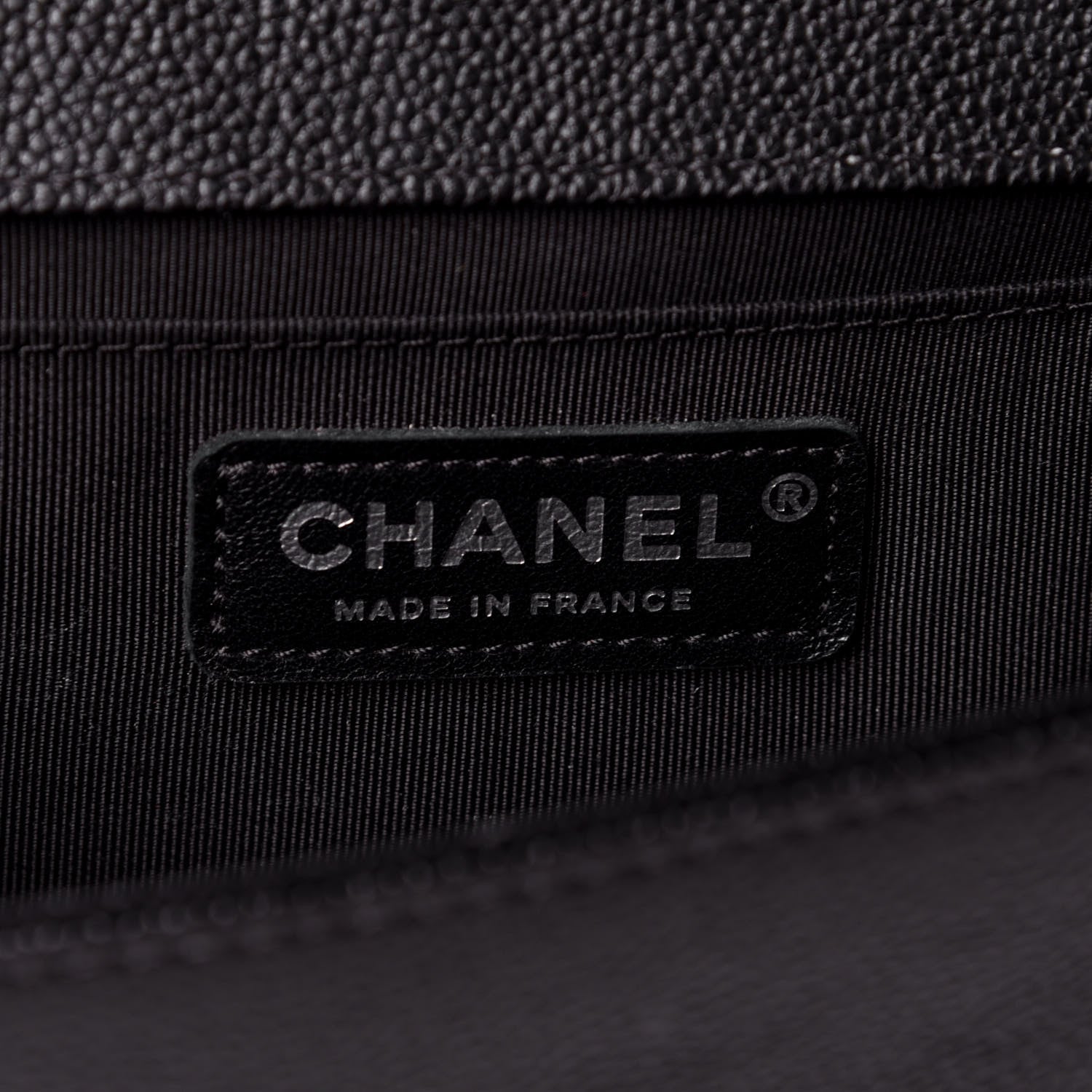 Chanel Caviar Quilted Medium Boy Flap Black 6 of 10
