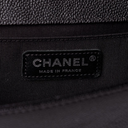 Chanel Caviar Quilted Medium Boy Flap Black 6 of 10