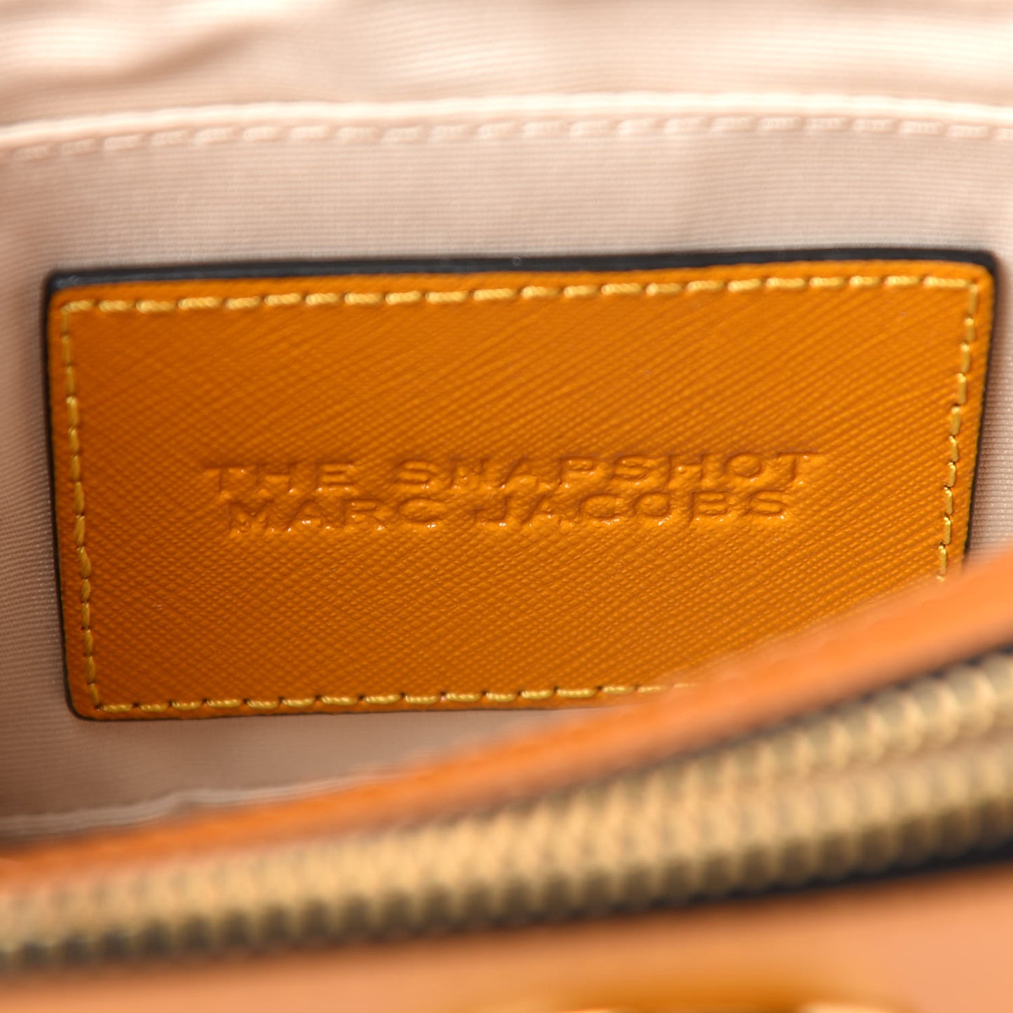 Saffiano Small Snapshot Camera Bag Yellow Multi