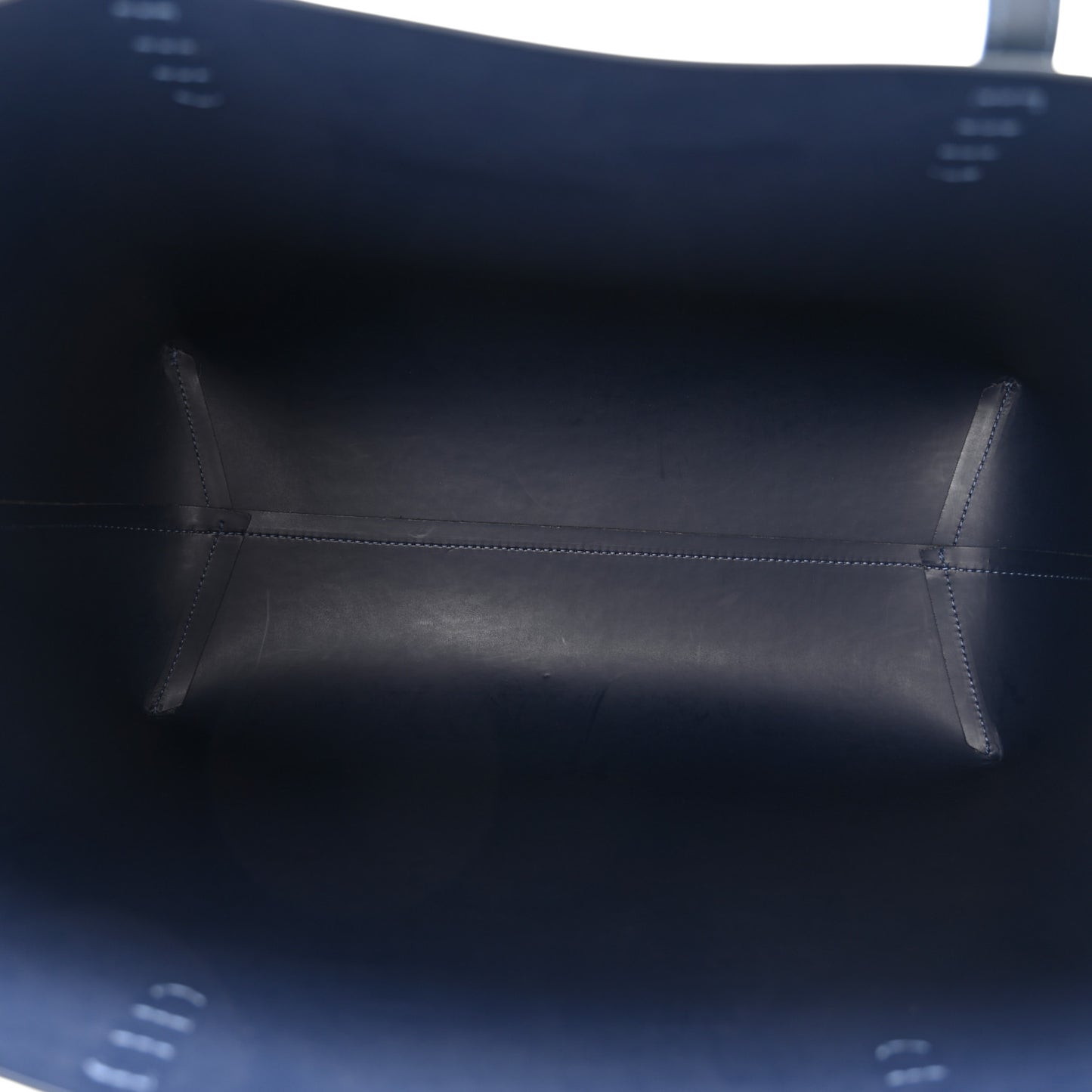 Calfskin Large Shopping Tote Blue