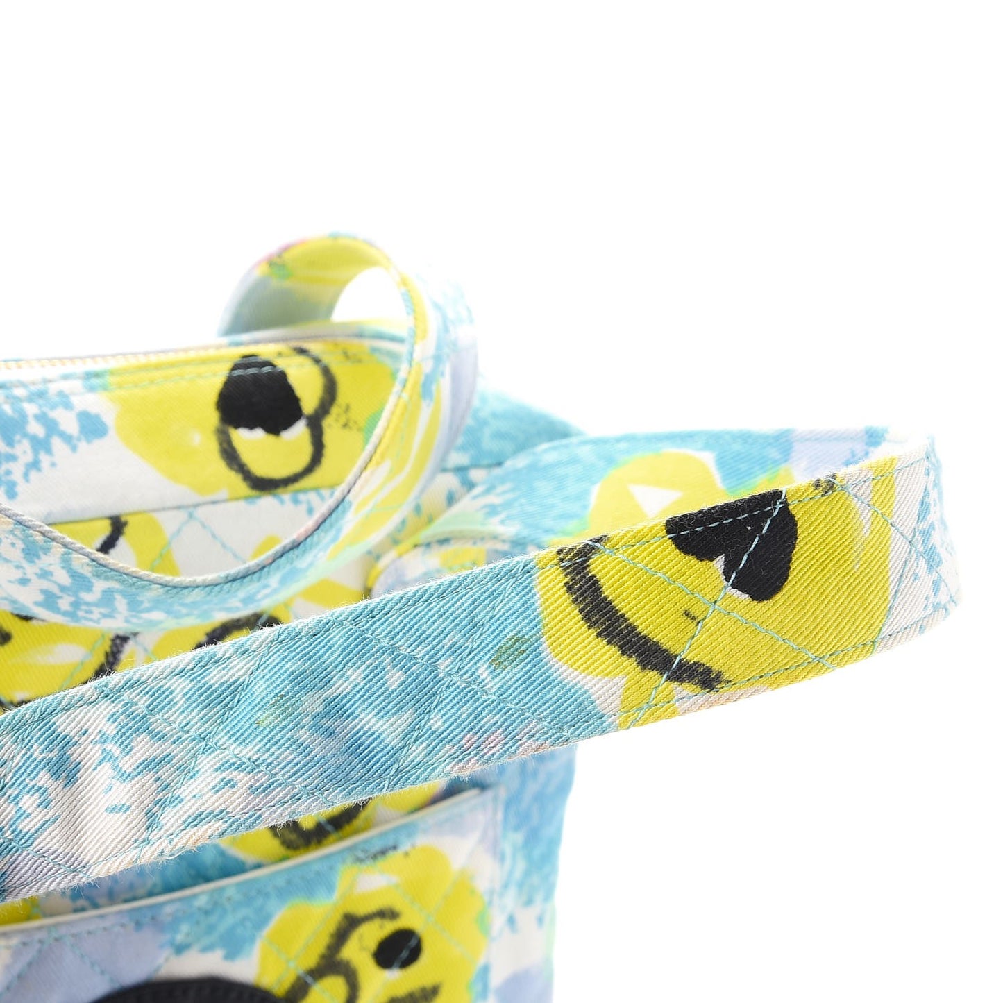 Canvas Printed Quilted CC Bowler Multicolor