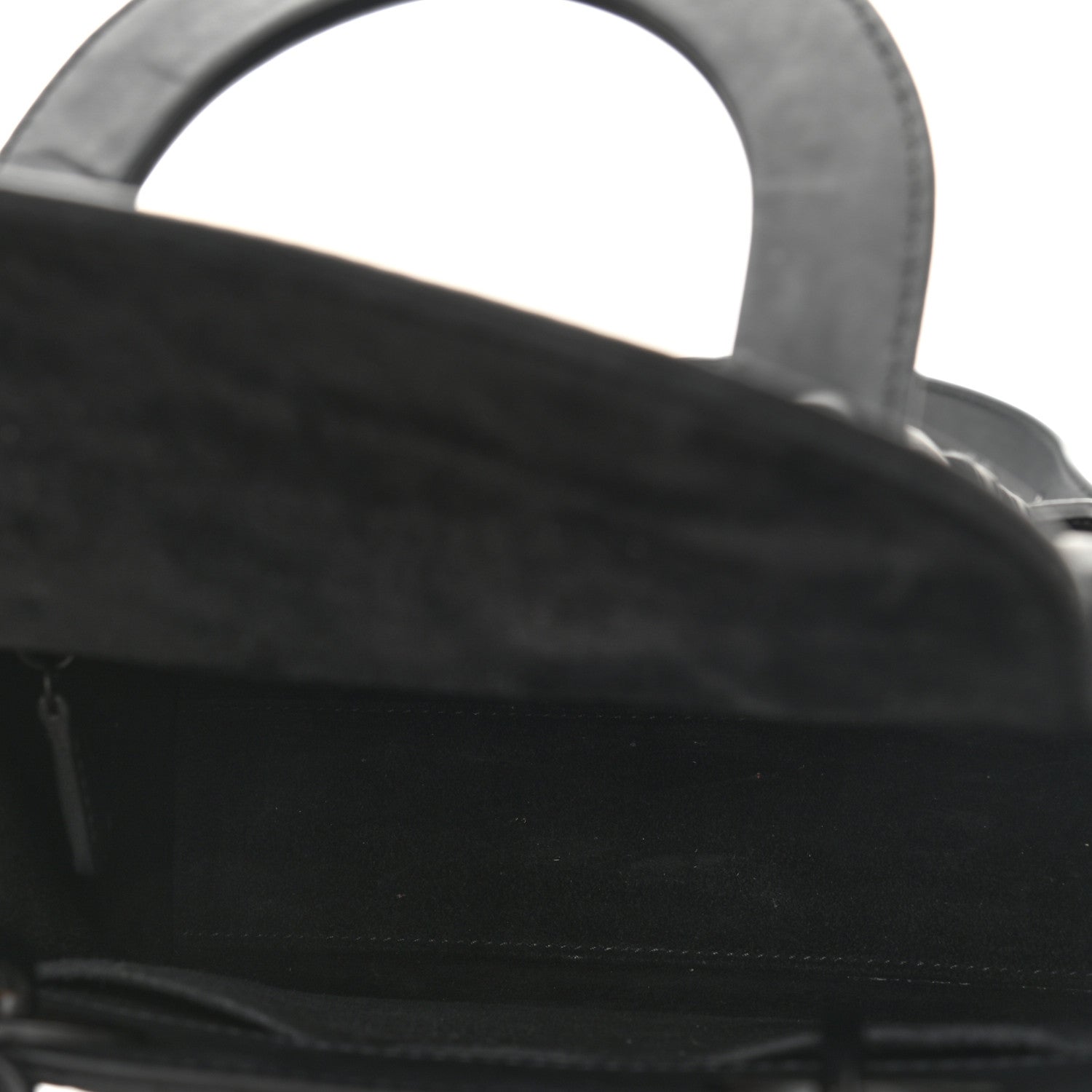 Christian Dior Ultra Matte Calfskin Cannage Small My ABCDior Lady Dior Black 5 of 12