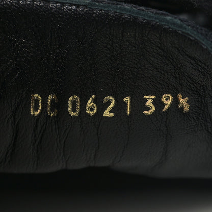 Christian Dior Lurex Embroidered Mizza Walk'N'Dior Low Top Sneakers 39.5 Metallic Grey Black 6 of 9
