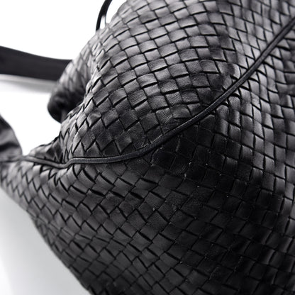 Bottega Veneta Nappa Intrecciato Drawstring Hobo Bag Black 12 of 15