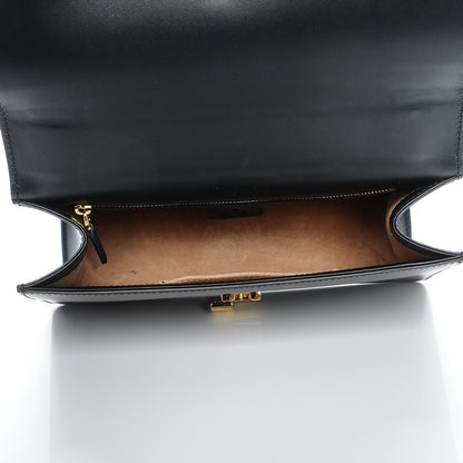 Gucci Calfskin Small Sylvie Shoulder Bag Black 5 of 10
