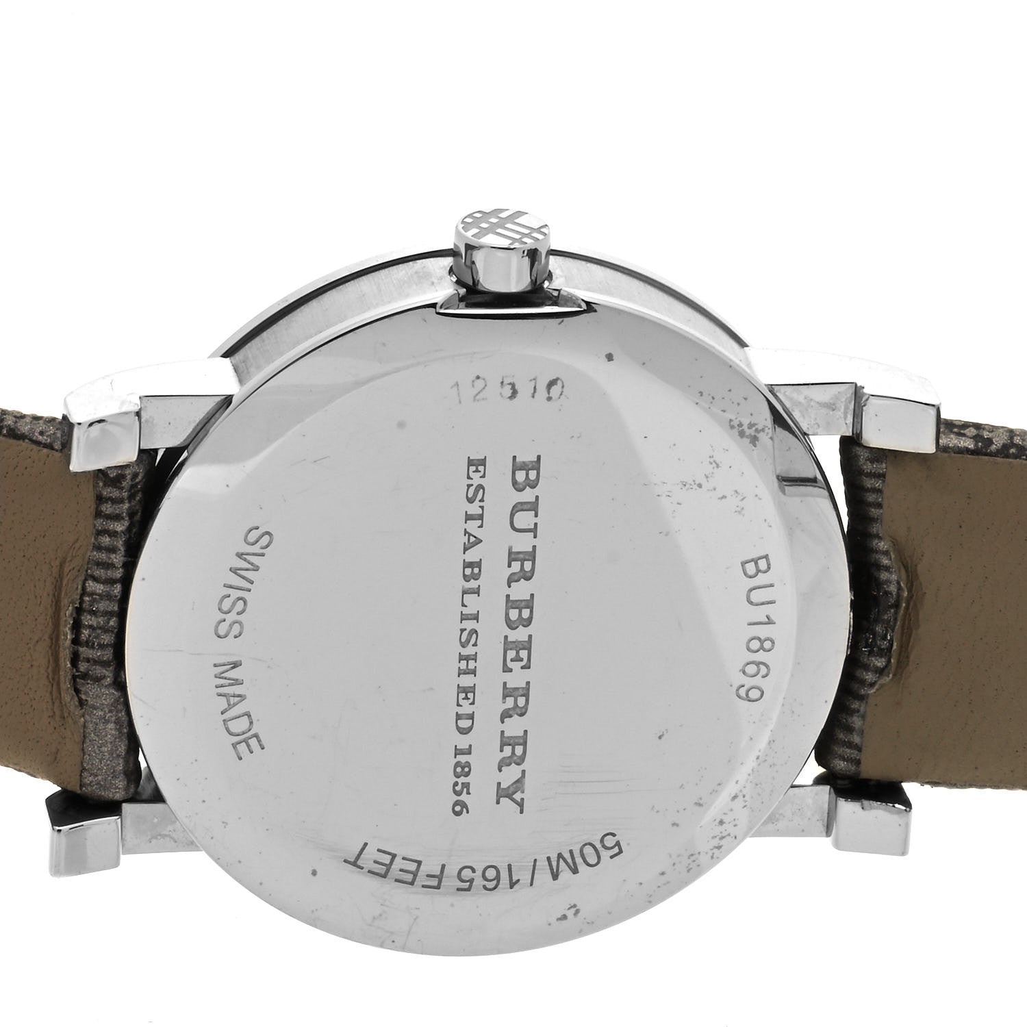 Burberry Stainless Steel Calfskin 38mm Heritage Nova Check Quartz Watch BU1869 4 of 6