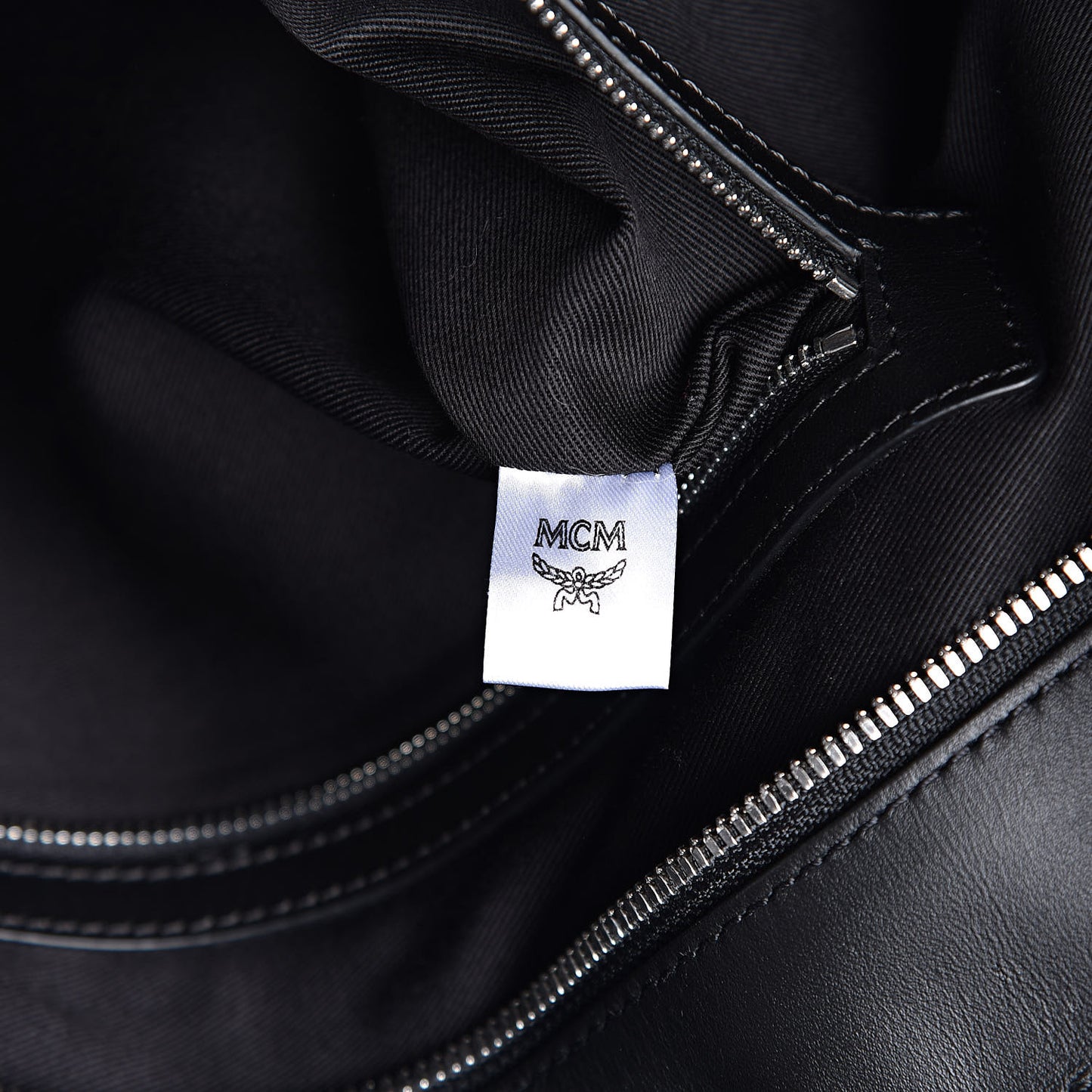 Metallic Visetos Striped Medium Anya Shopper Tote Black Silver