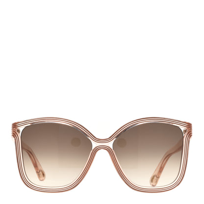 Chloe Oversized Square Sunglasses CE737S Peach Pink 2 of 7