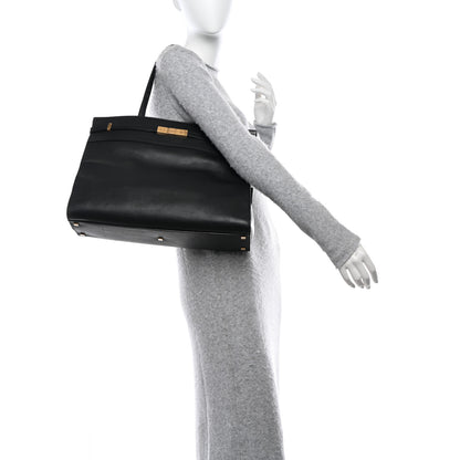 Saint Laurent Calfskin Large Manhattan Shopper Tote Black 2 of 16