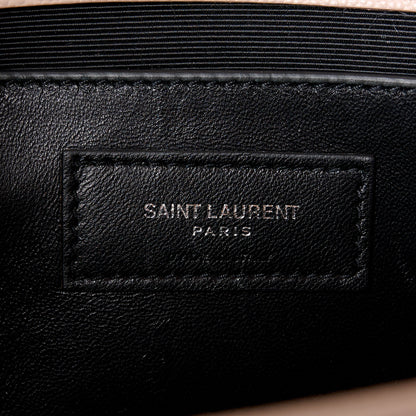 Saint Laurent Grain De Poudre Medium Monogram Kate Satchel Rose Poudre 7 of 11