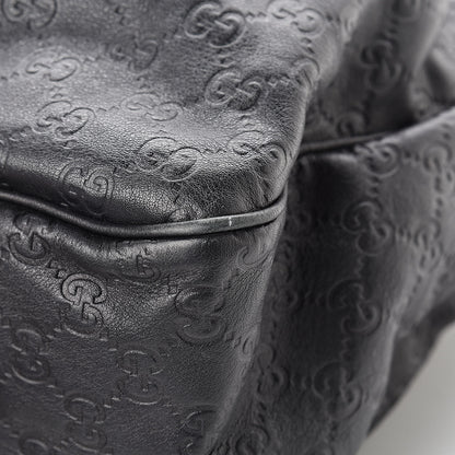 Gucci Guccissima Medium Sukey Top Handle Tote Black 11 of 14