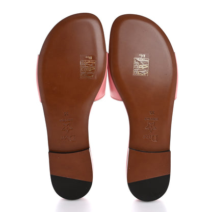 Christian Dior Calfskin D-Club Mule Sandal 35 Peach Boss 6 of 11