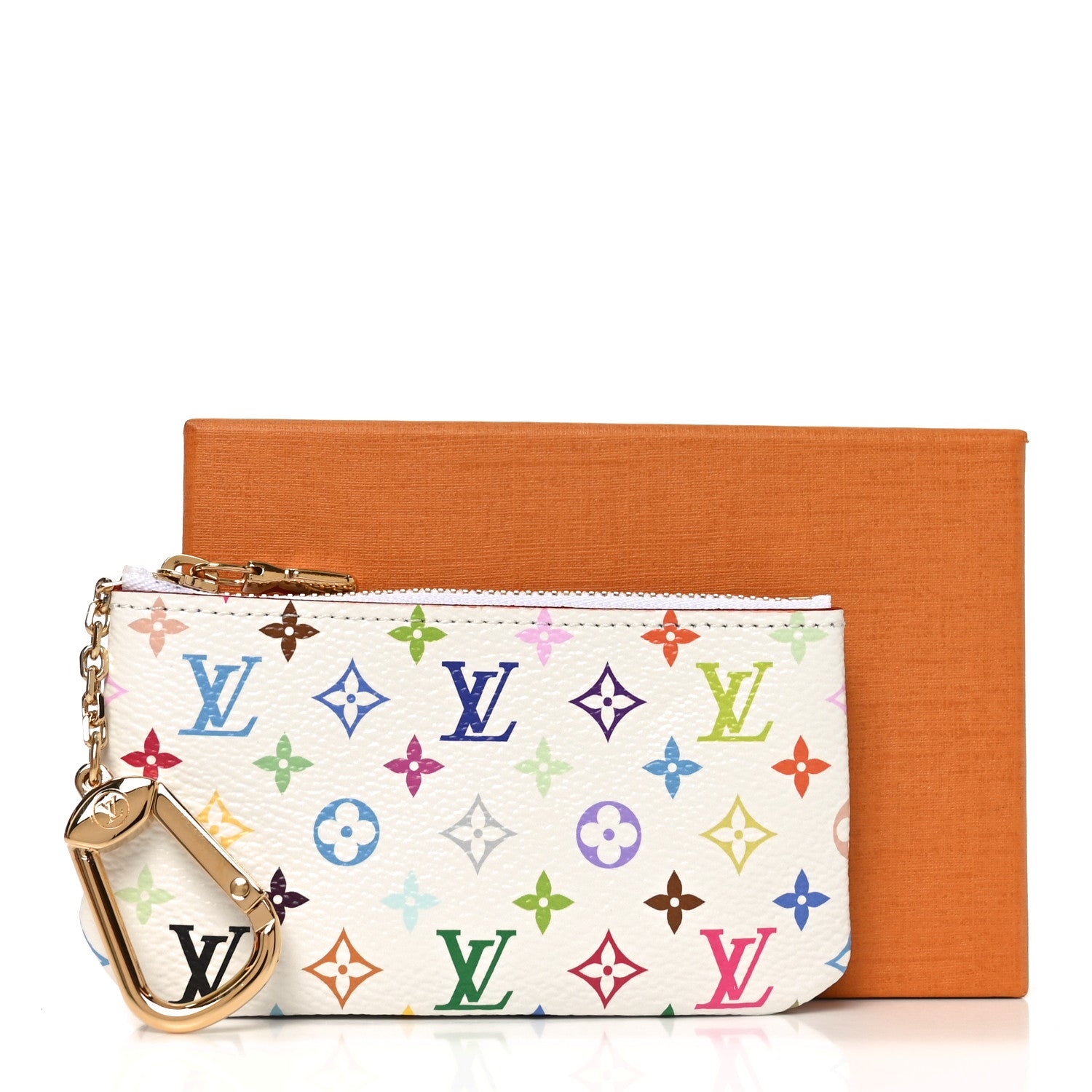 Louis Vuitton LV X TM Monogram Multicolor Key Pouch White 7 of 7