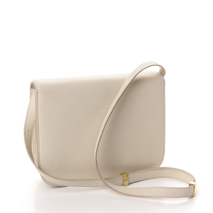 Celine Goatskin Medium Classic Box Flap Bag White 3 of 11