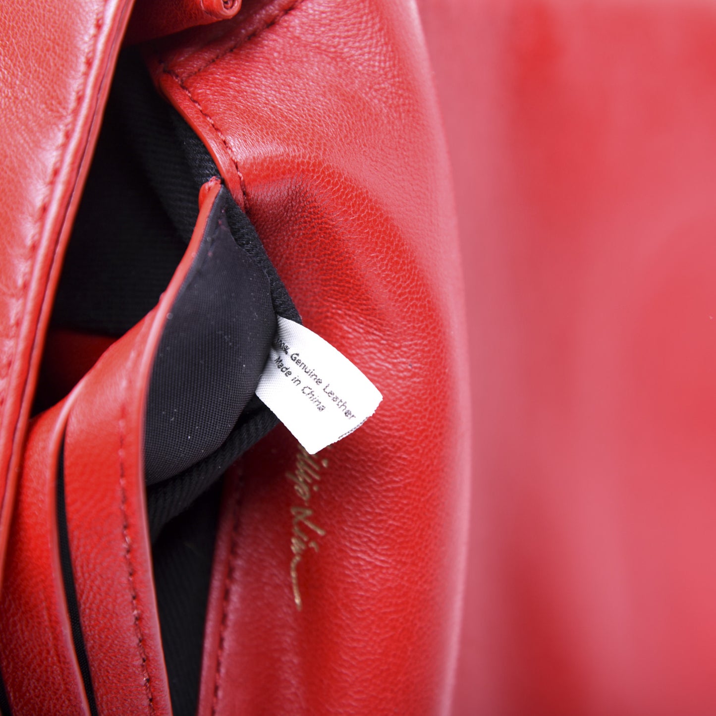3.1 Lambskin Micro Alix Sport Bag Red