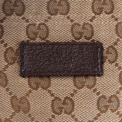 Gucci GG Monogram Medium Web Handle Vertical Tote Dark Brown 8 of 10