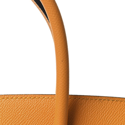 Hermes Epsom Horseshoe Birkin 30 Jaune D'Or 13 of 13