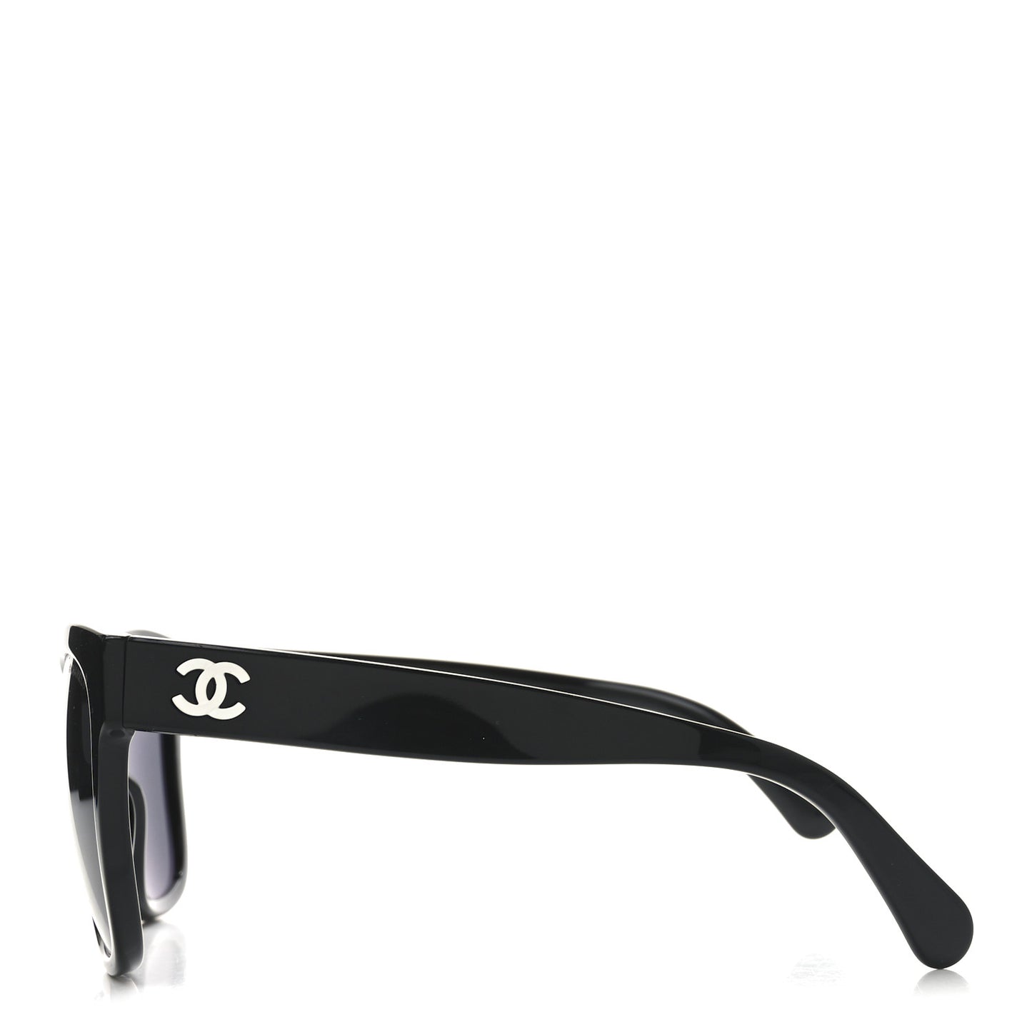 Acetate Square CC Sunglasses 5380 Black