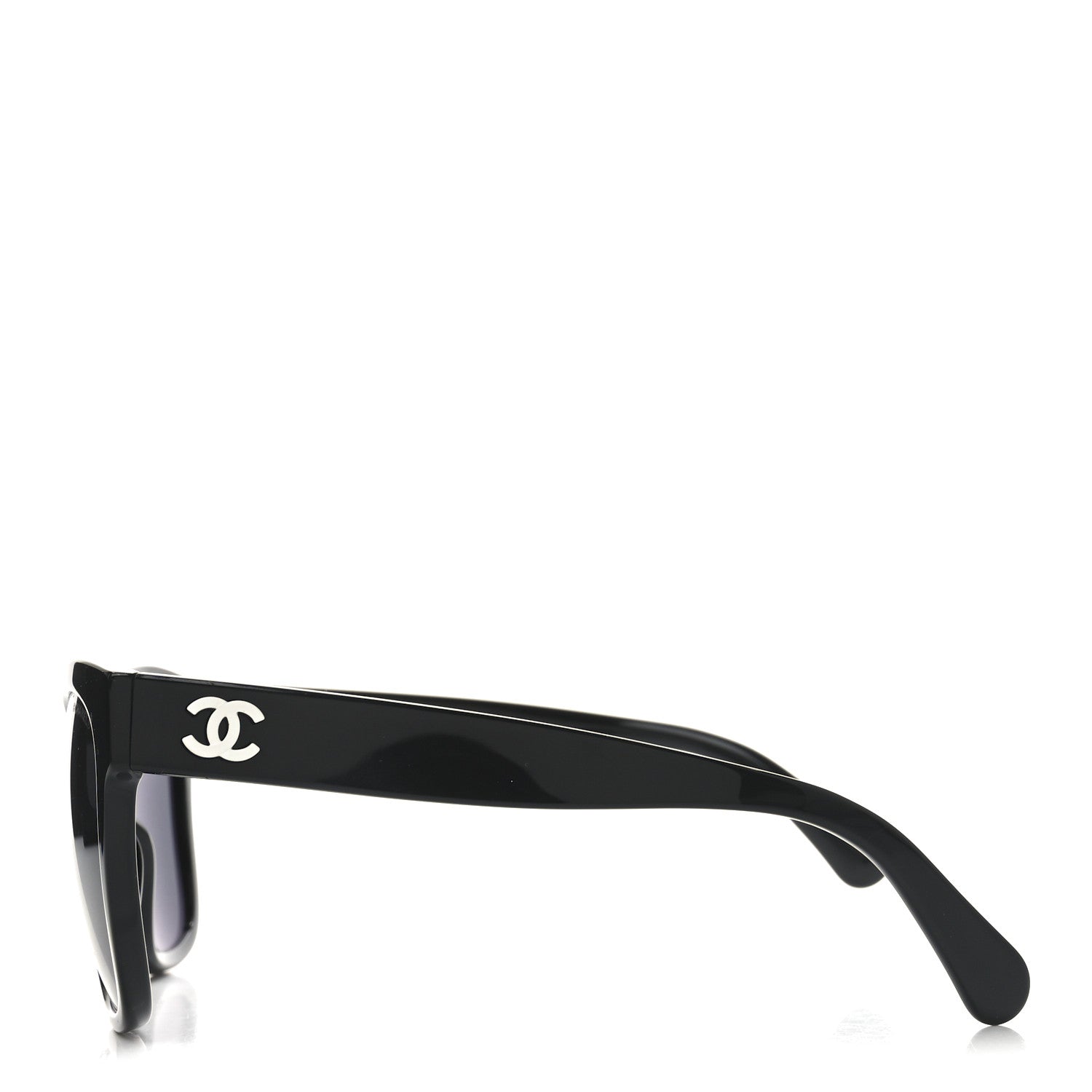 Chanel Acetate Square CC Sunglasses 5380 Black 3 of 7