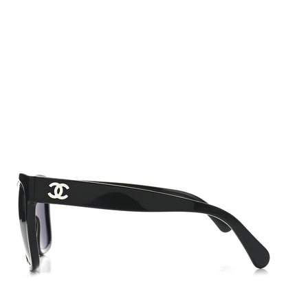 Chanel Acetate Square CC Sunglasses 5380 Black 3 of 7