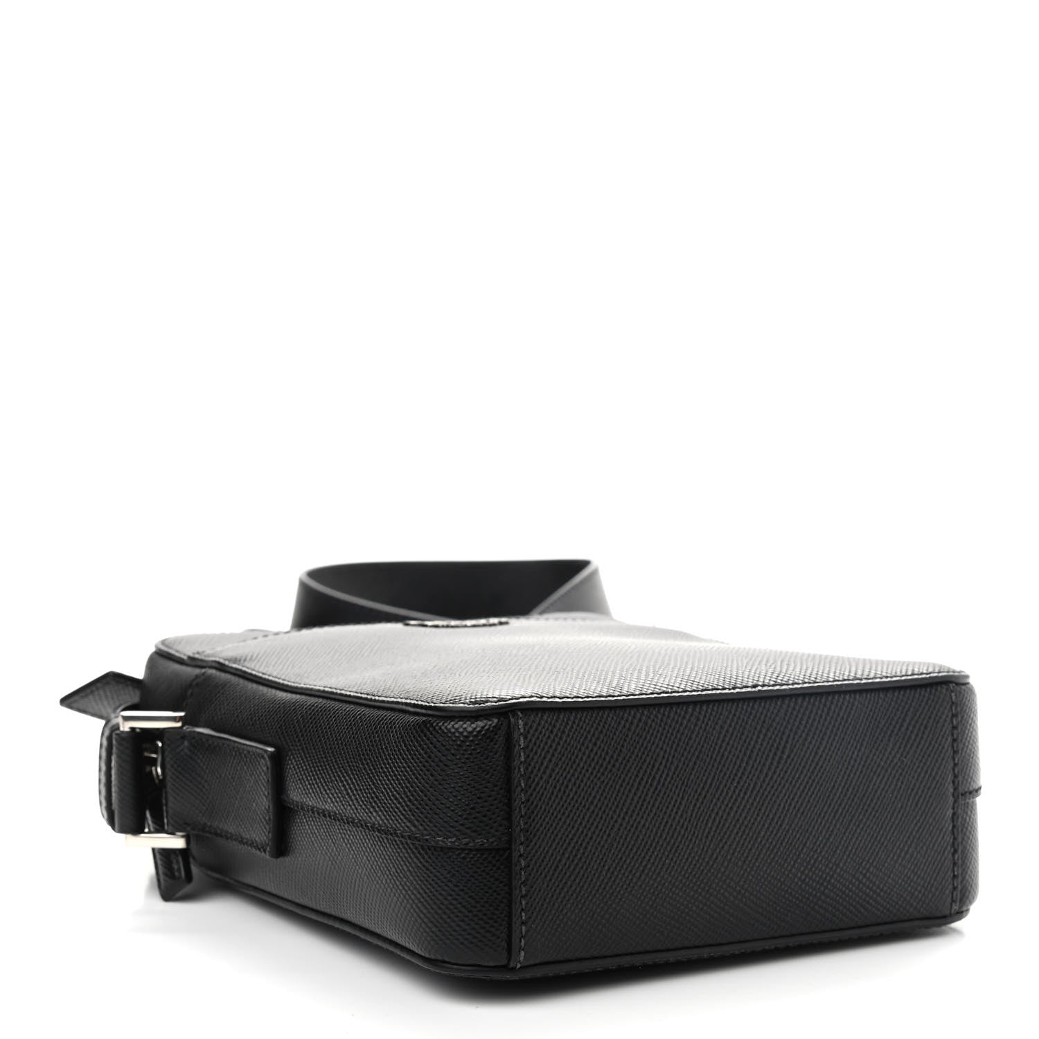 Prada Saffiano Cuir Crossbody Bag Black 4 of 11