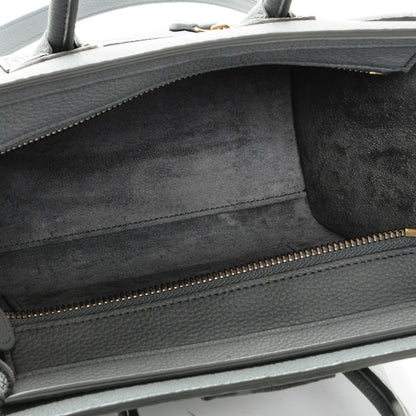 Celine Baby Grained Calfskin Nano Luggage Kohl 5 of 6