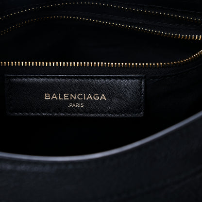 Balenciaga Chevre Gold Metallic Edge Hardware City Black 6 of 10