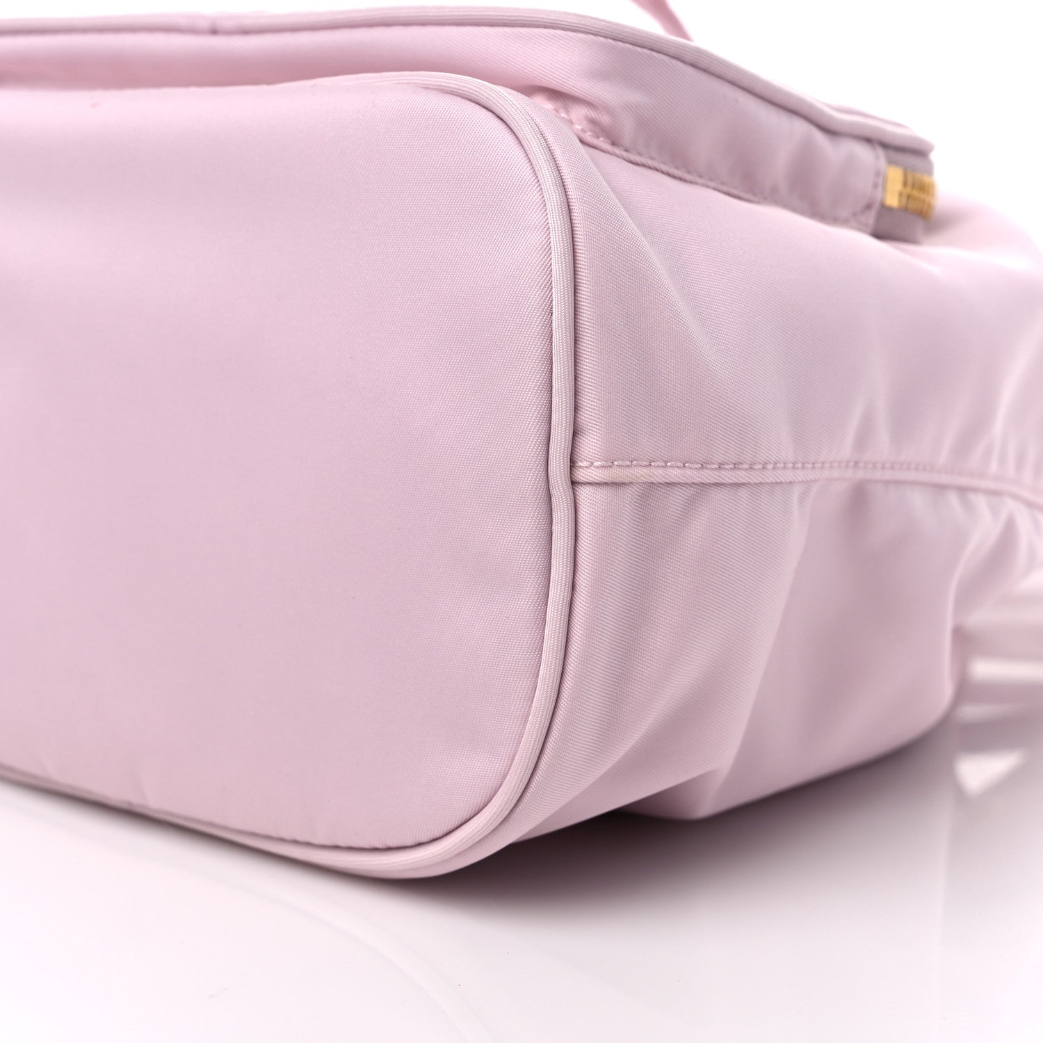 Prada Re-Nylon Saffiano Duet Bucket Crossbody Bag Alabastro 9 of 9