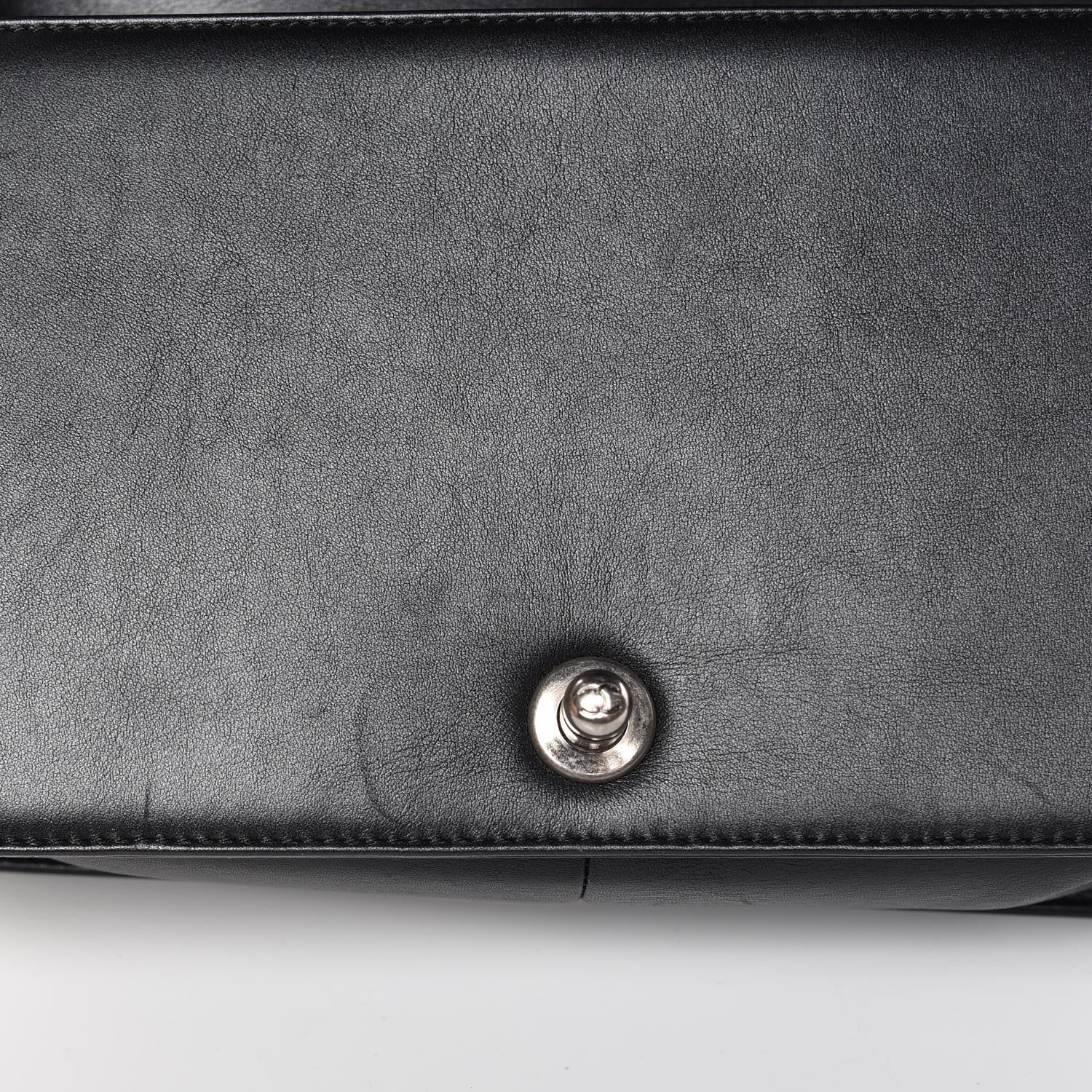 Chanel Metallic Calfskin Quilted Medium Boy Flap Black 10 of 15