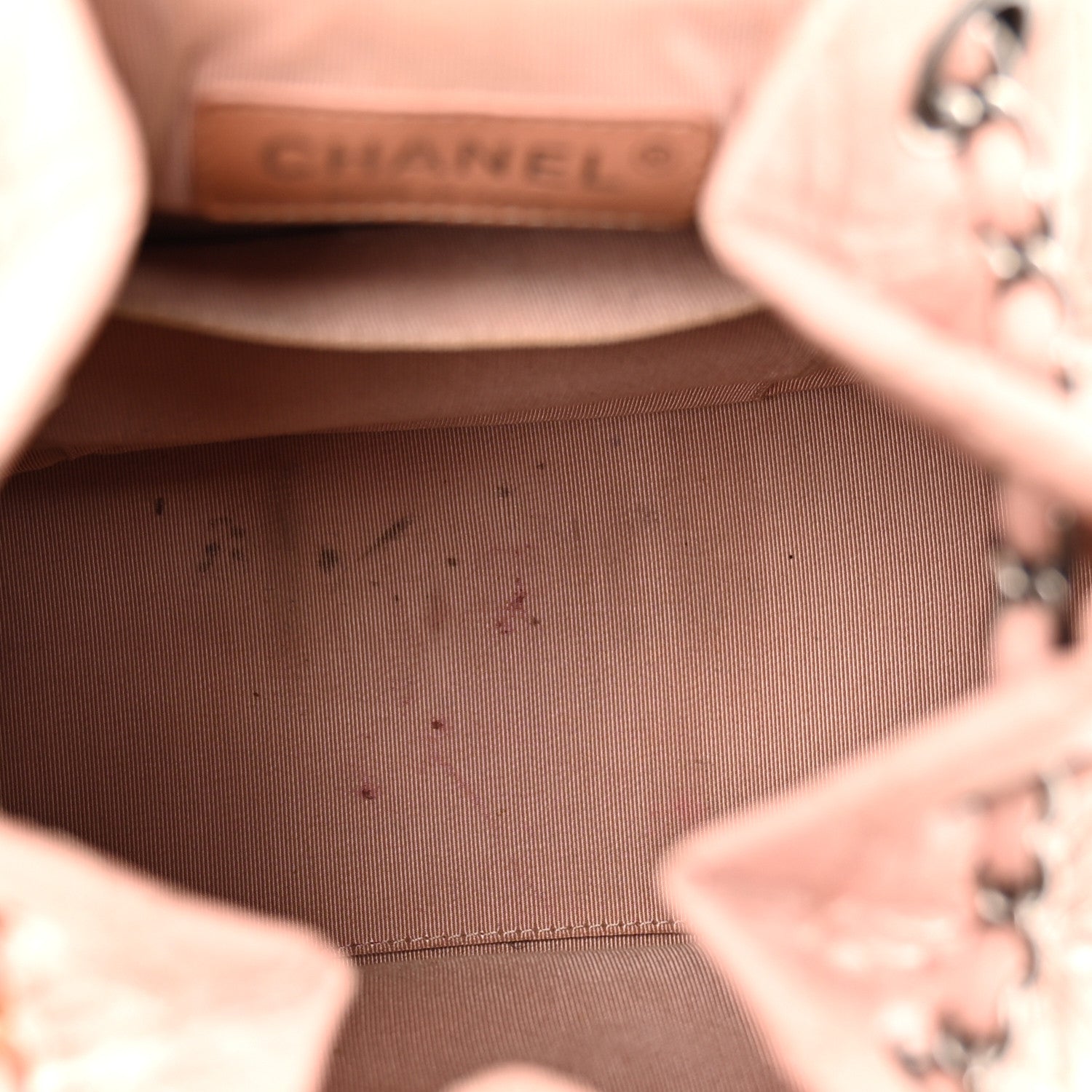 Chanel Aged Calfskin Quilted Small Gabrielle Backpack Pink 5 of 12