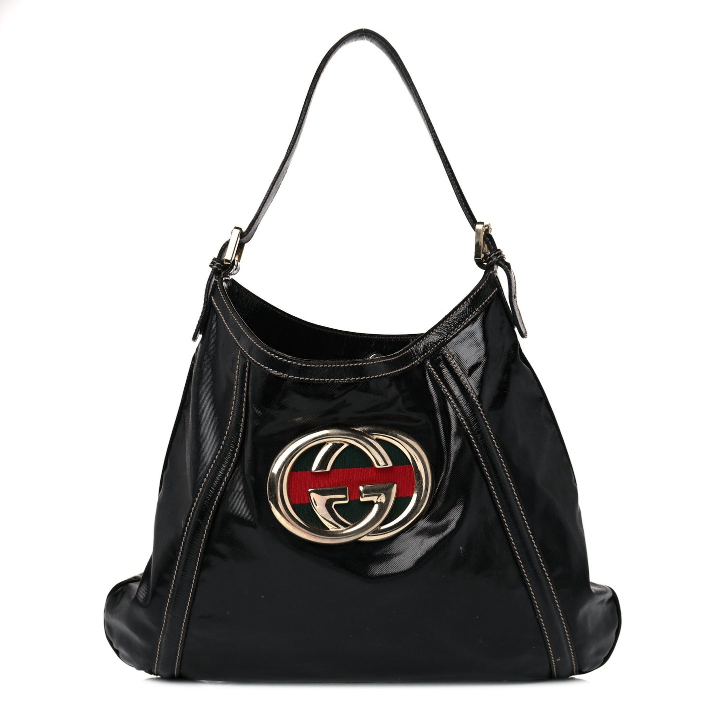 Dialux Medium Britt Shoulder Bag Black