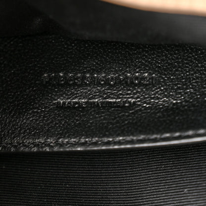 Saint Laurent Lambskin Matelasse Monogram Baby Niki Chain Satchel Dark Beige 6 of 10