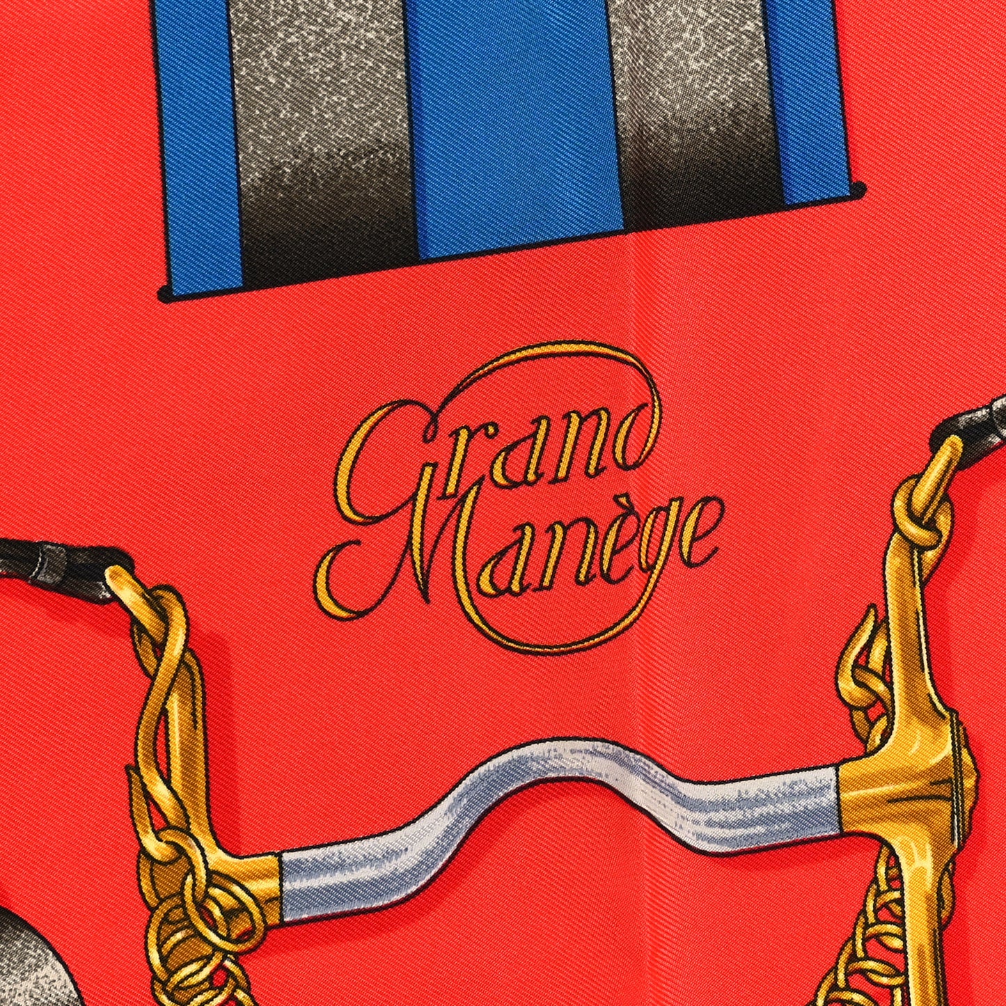 Silk Grand Manege Detail Scarf 90