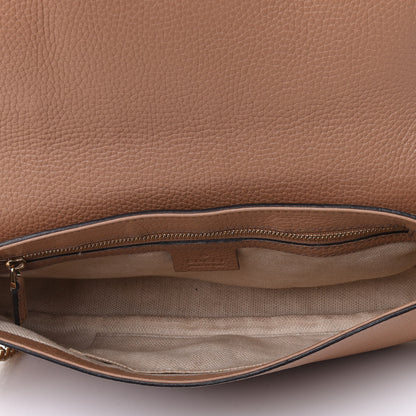 Gucci Pebbled Calfskin Medium Soho Flap Crossbody Camelia 4 of 4