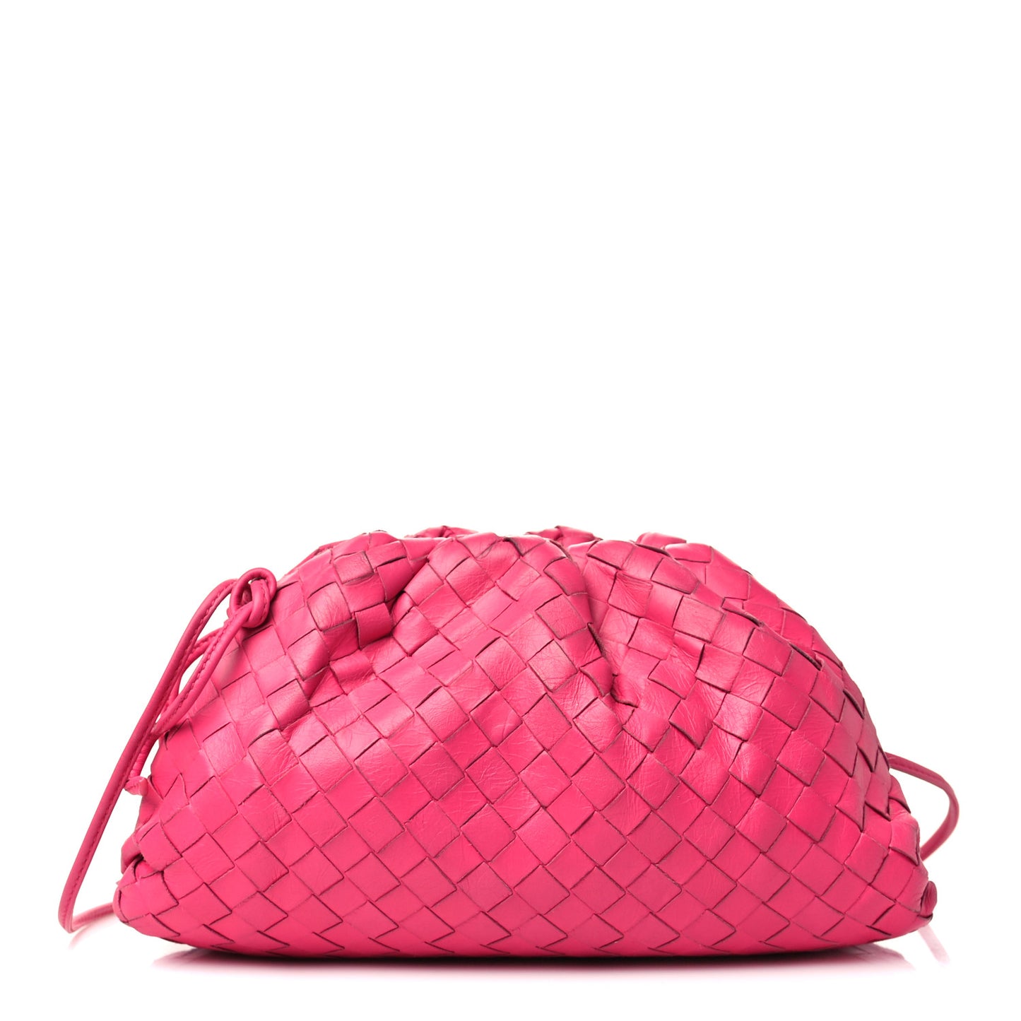Nappa Intrecciato The Mini Pouch Rosa Shock