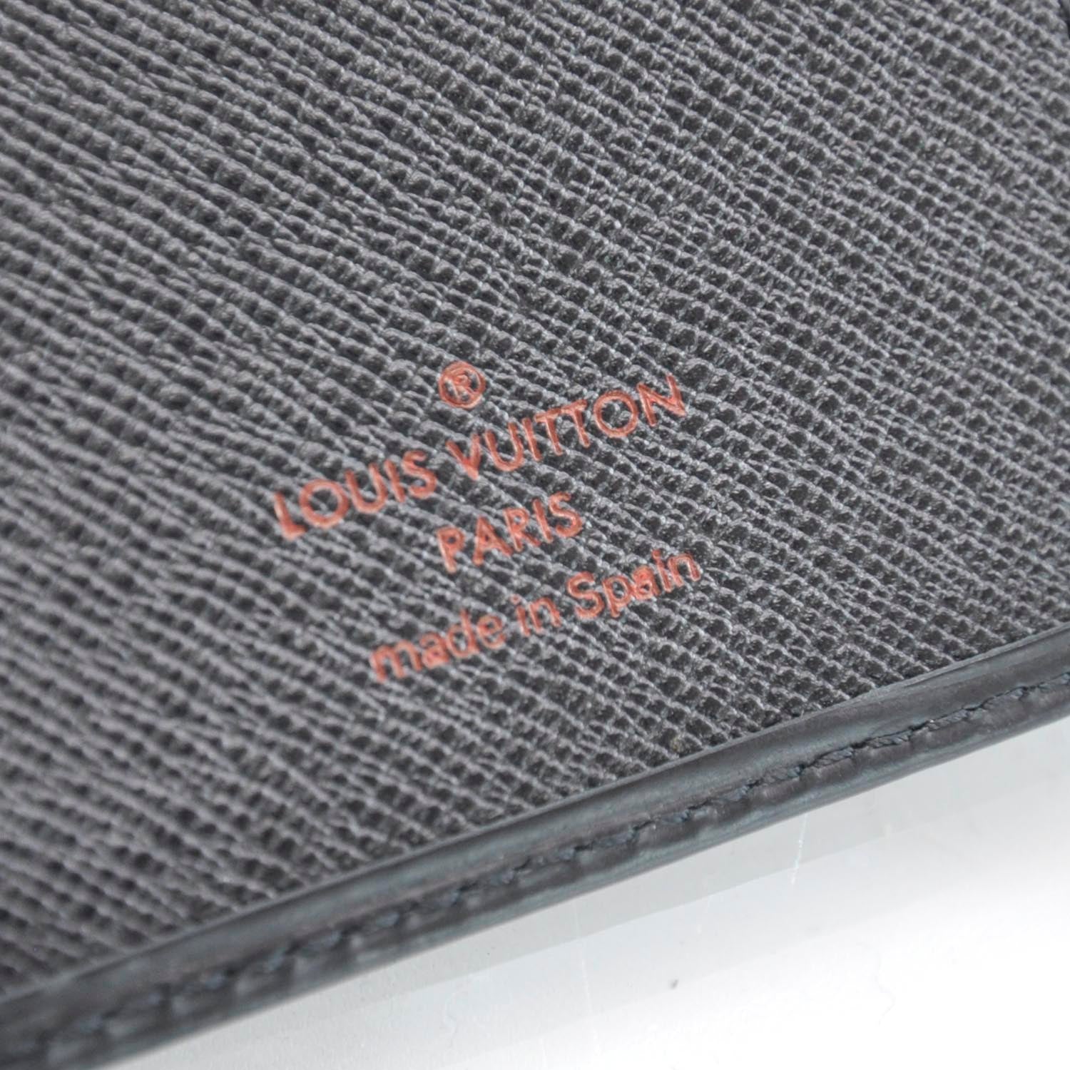 Louis Vuitton Epi Pocket Agenda Cover Black 7 of 8
