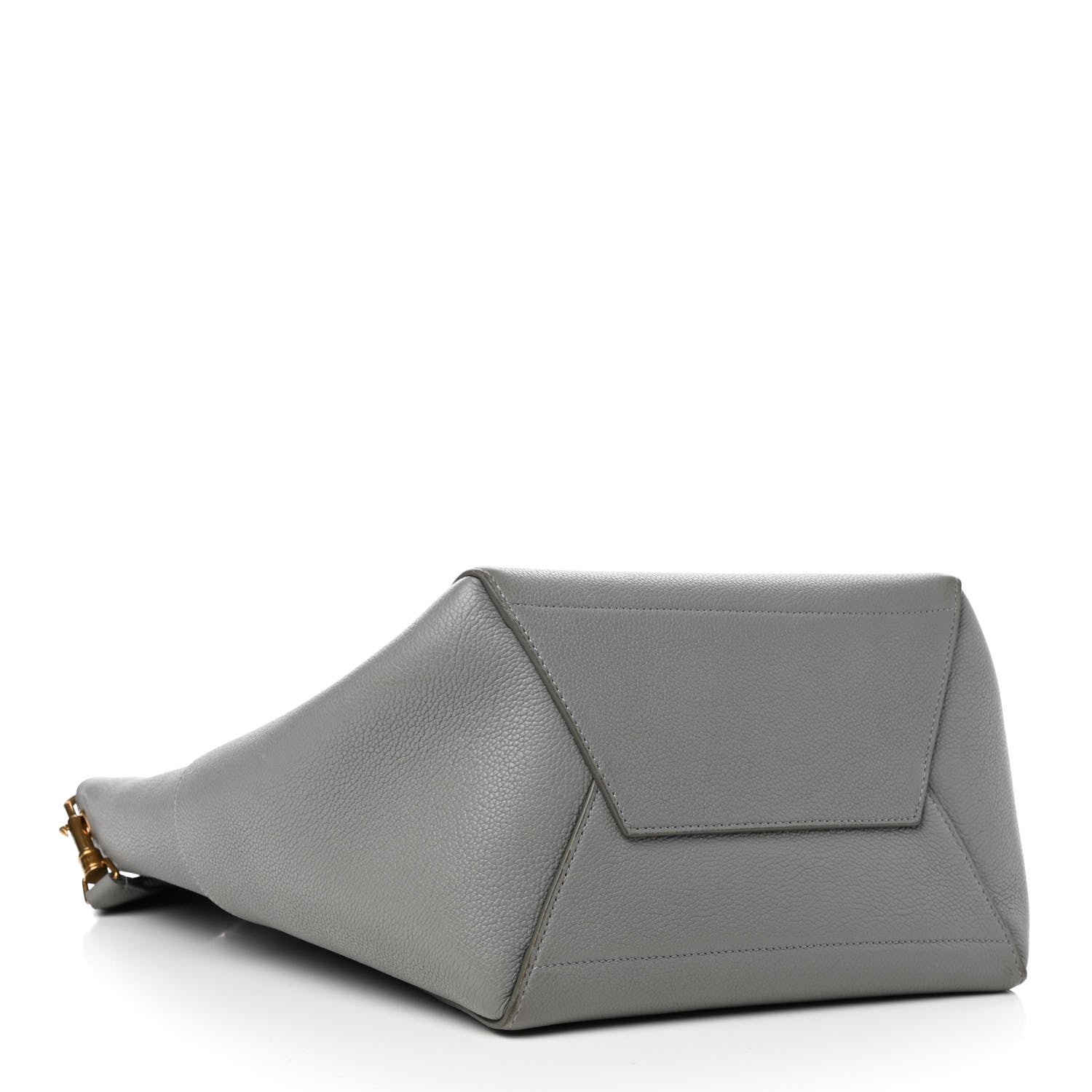 Celine Soft Grained Calfskin Sangle Bucket Bag Cloud 4 of 8