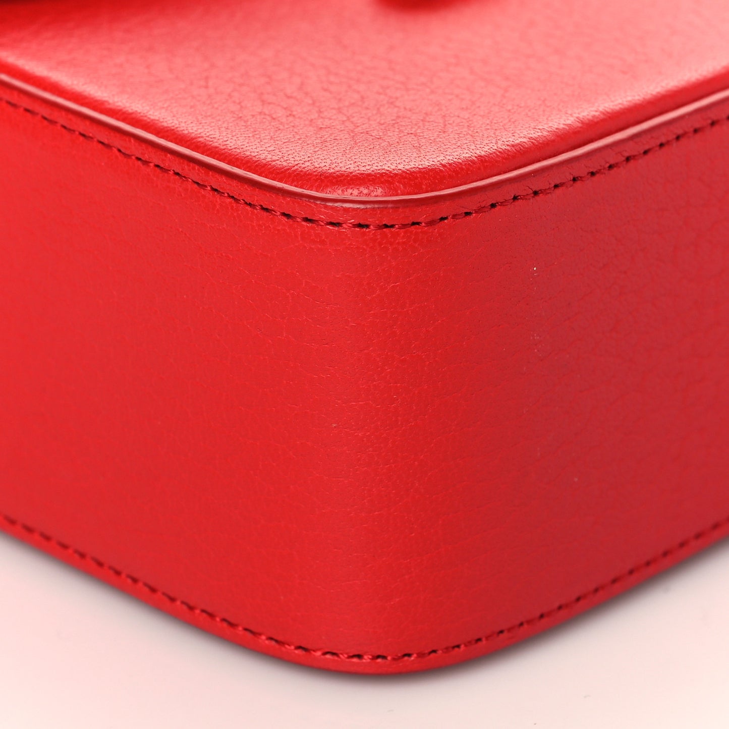 Goatskin JL Carnet Crossbody Red