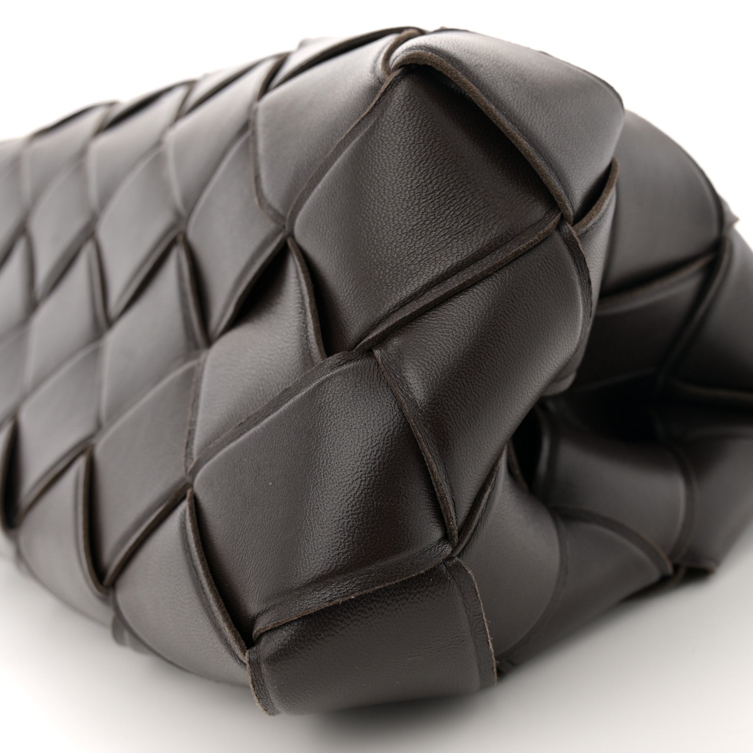 Bottega Veneta Nappa Maxi Intrecciato Grasp Top Handle Bag Fondant 9 of 13
