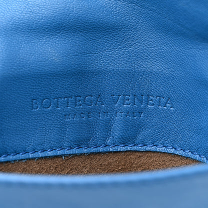 Bottega Veneta Nappa Intrecciato Small Chain Crossbody Blue 8 of 15