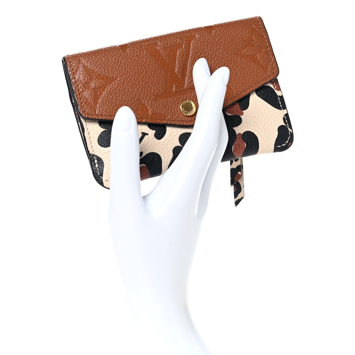Louis Vuitton Empreinte Monogram Giant Wild At Heart Key Pouch Caramel 2 of 7