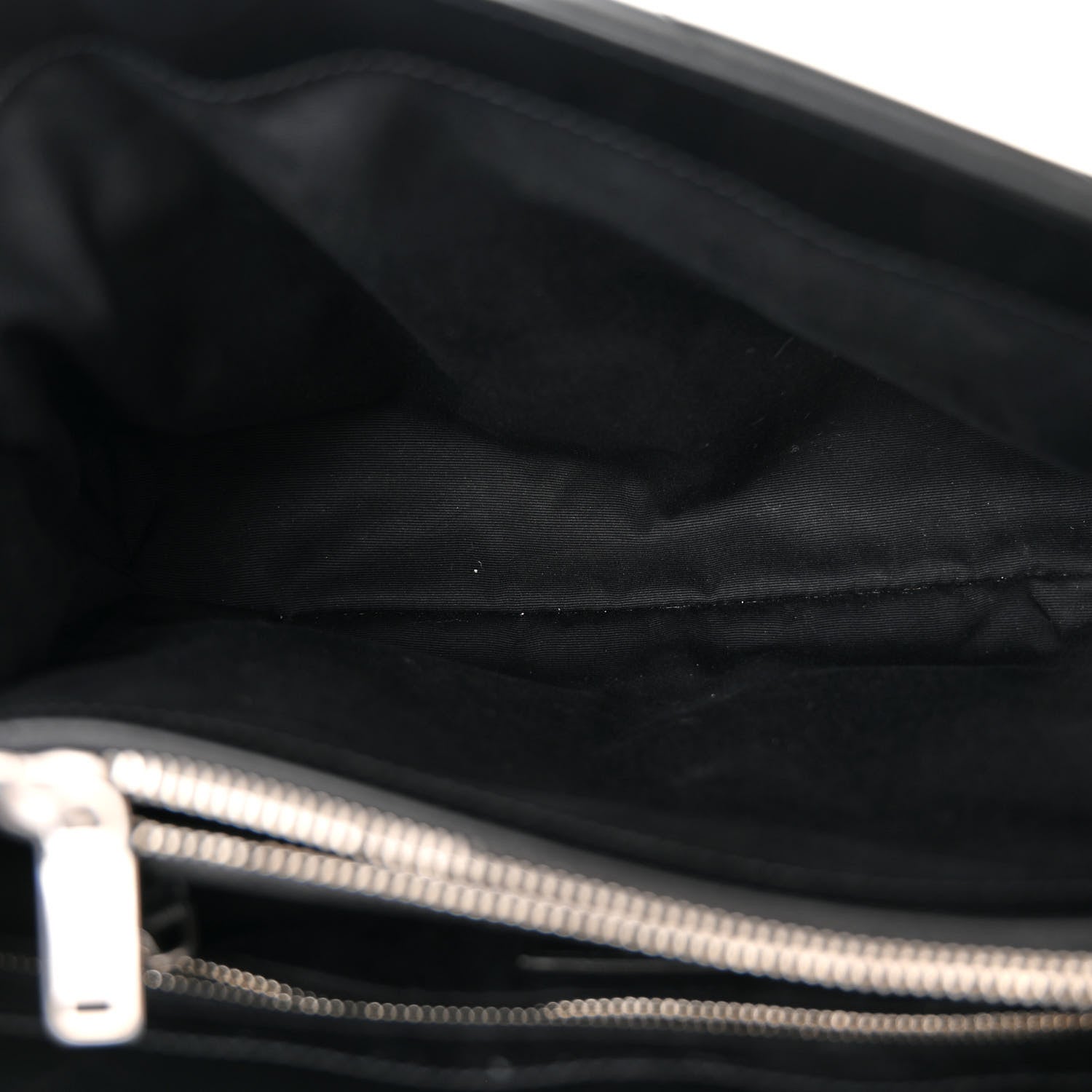 Saint Laurent Calfskin Y Quilted Monogram Medium Loulou Chain Satchel Black 4 of 9