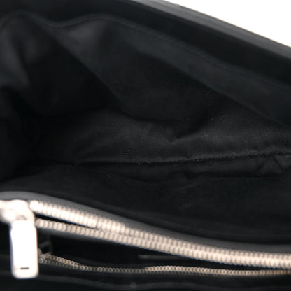 Saint Laurent Calfskin Y Quilted Monogram Medium Loulou Chain Satchel Black 4 of 9