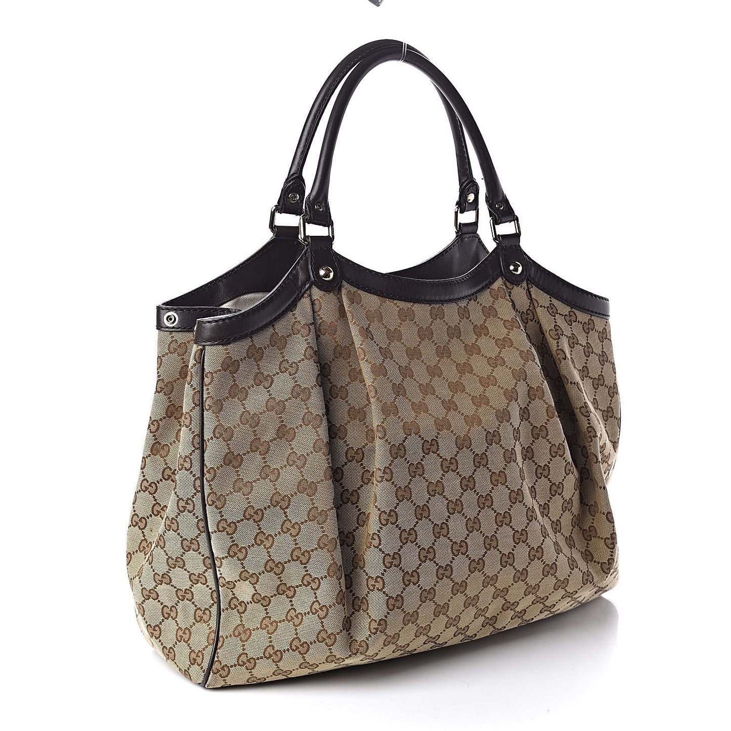 Monogram Large Sukey Tote Dark Brown