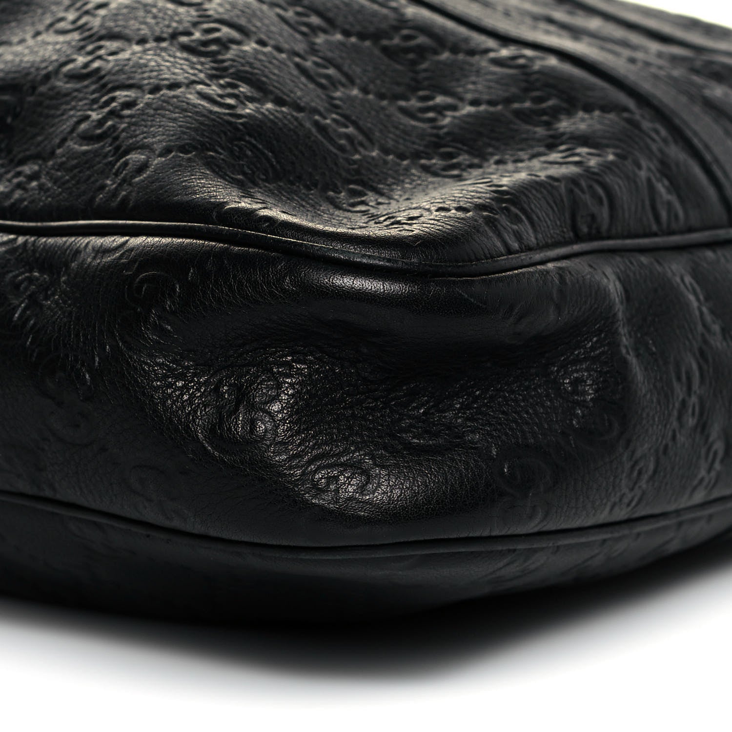 Gucci Guccissima Signature Briefcase Black 8 of 14